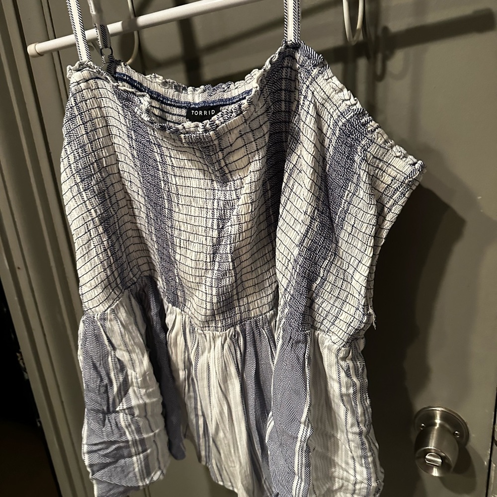 Torrid Striped Tank Top 🦋 NWT Sz 4